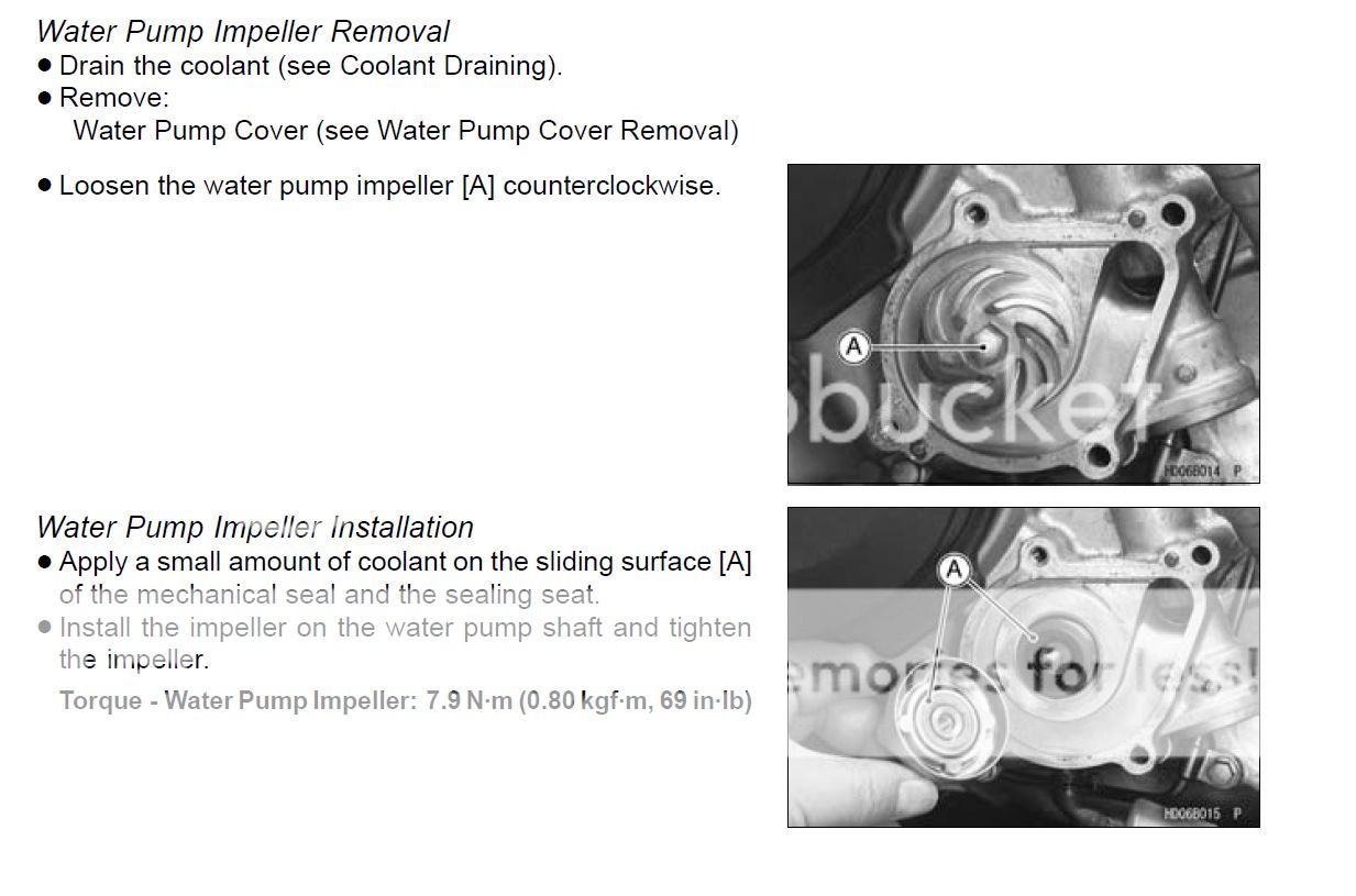 water pump problem Kawasaki Brute Forum